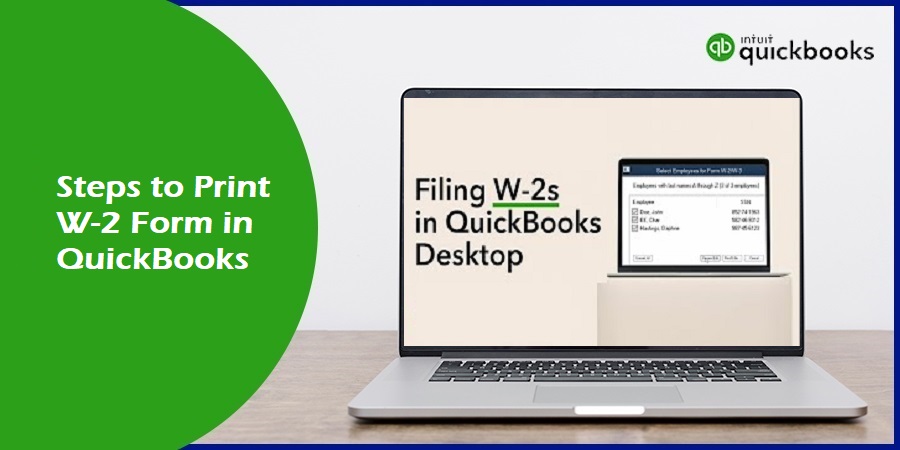 Print QuickBooks W-2 Form - Featured Image